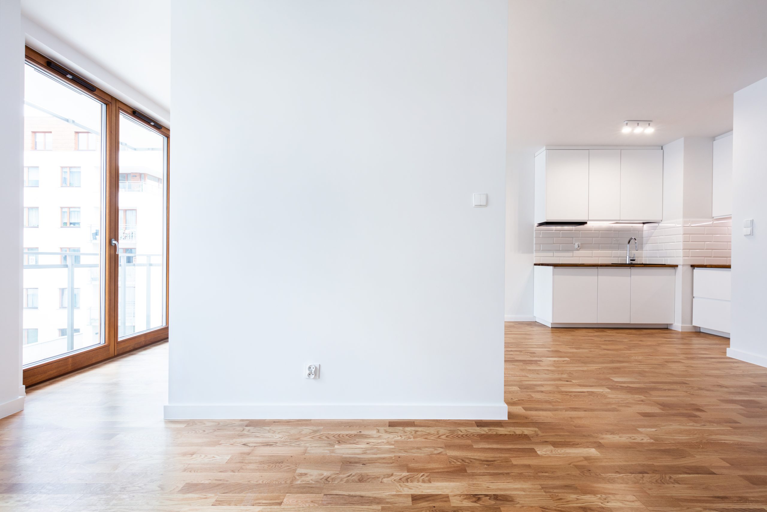 Empty new apartment interior