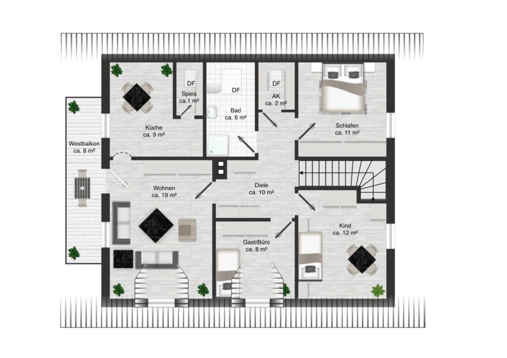 Grundriss DG