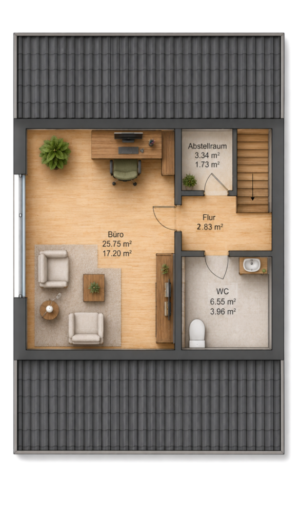 Grundriss WE 3 DG2